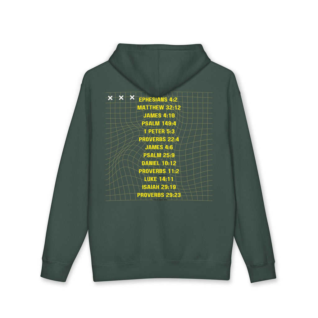 Hoodie — "Stay Humble" Minimal Christian Hoodie with Scripture List (Faith-Inspired Pullover)
