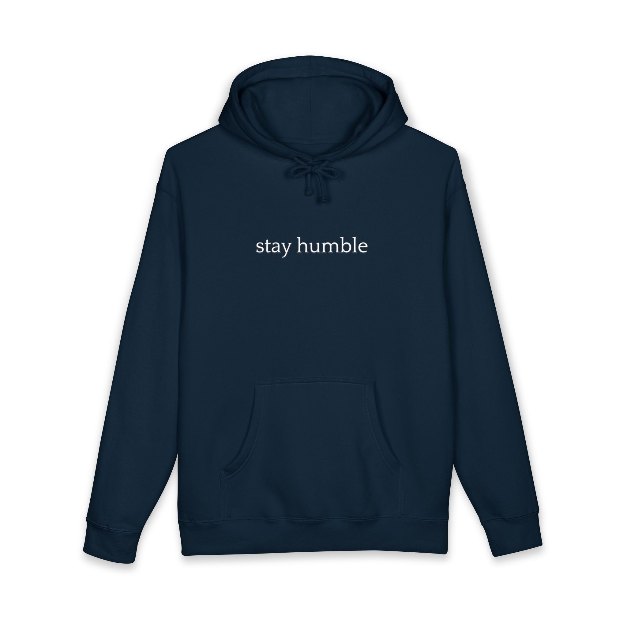 Hoodie — "Stay Humble" Minimal Christian Hoodie with Scripture List (Faith-Inspired Pullover)