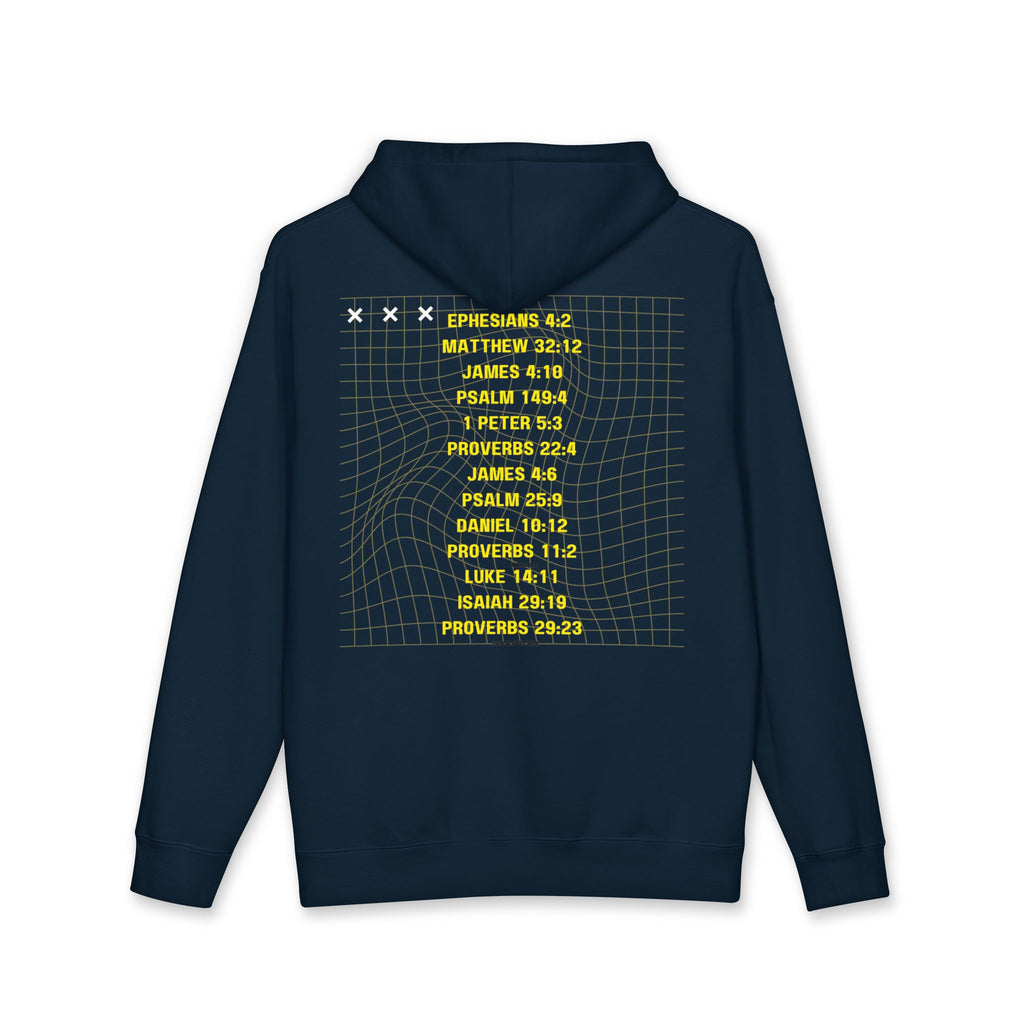 Hoodie — "Stay Humble" Minimal Christian Hoodie with Scripture List (Faith-Inspired Pullover)
