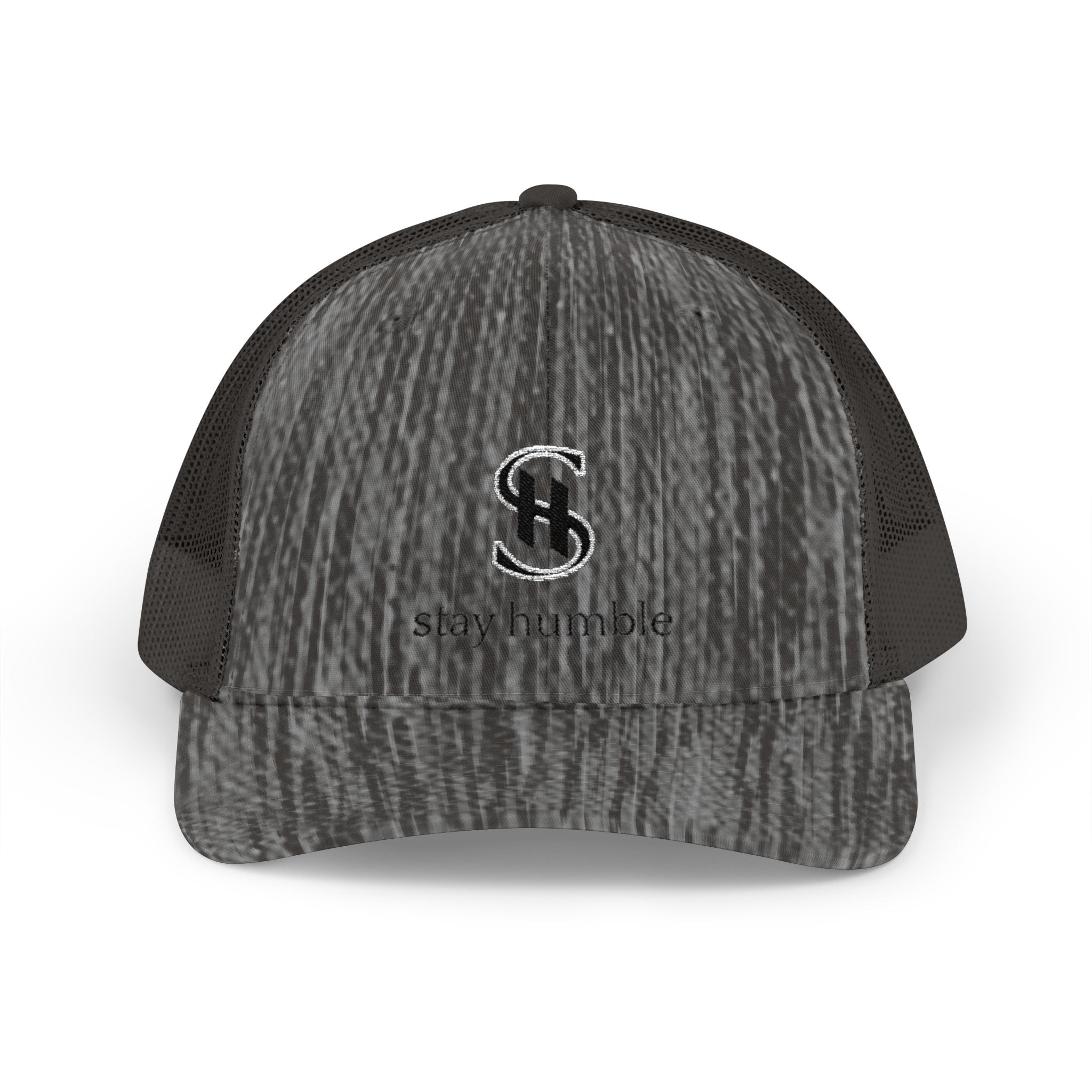 Stay Humble Snapback Trucker Cap – Minimal Logo Mesh Hat