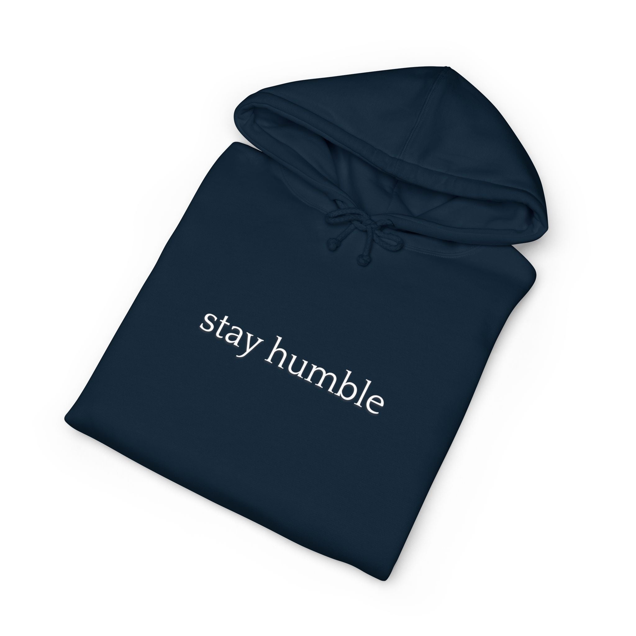 Hoodie — "Stay Humble" Minimal Christian Hoodie with Scripture List (Faith-Inspired Pullover)