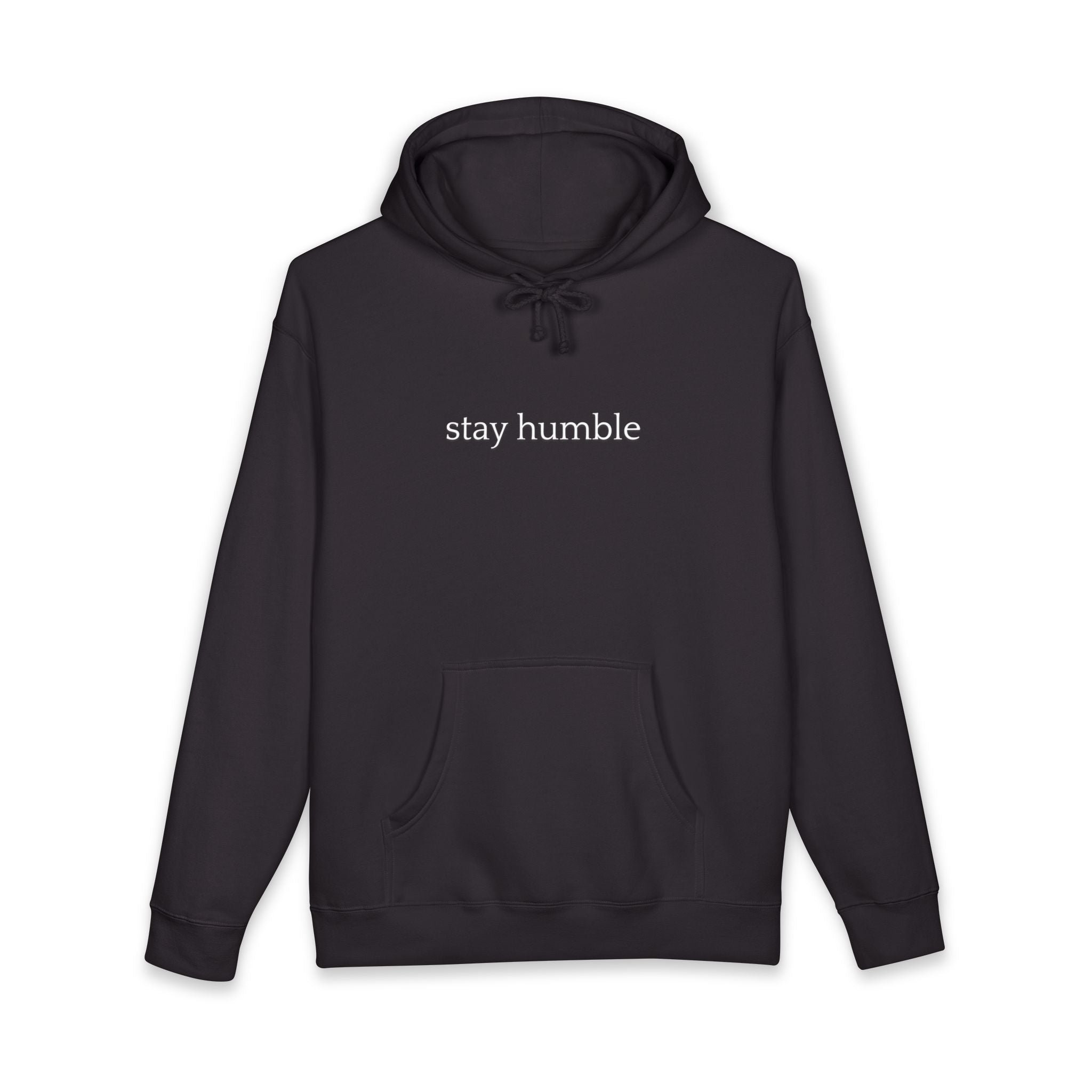 Hoodie — "Stay Humble" Minimal Christian Hoodie with Scripture List (Faith-Inspired Pullover)