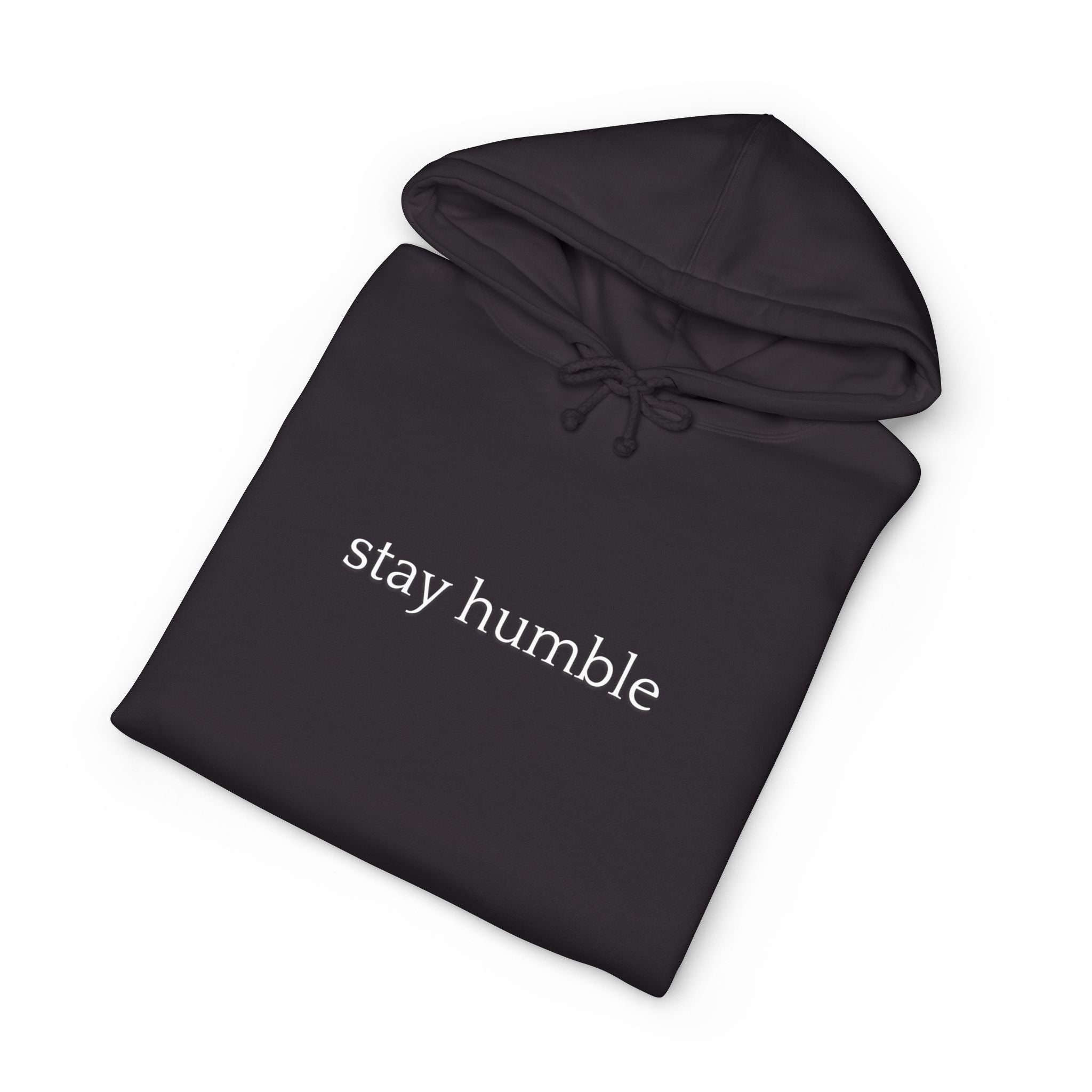 Hoodie — "Stay Humble" Minimal Christian Hoodie with Scripture List (Faith-Inspired Pullover)